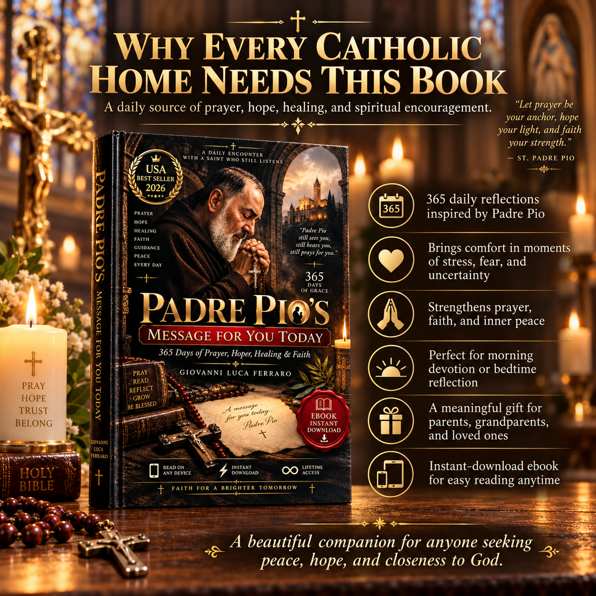 PADRE PIO’S MESSAGE FOR YOU TODAY