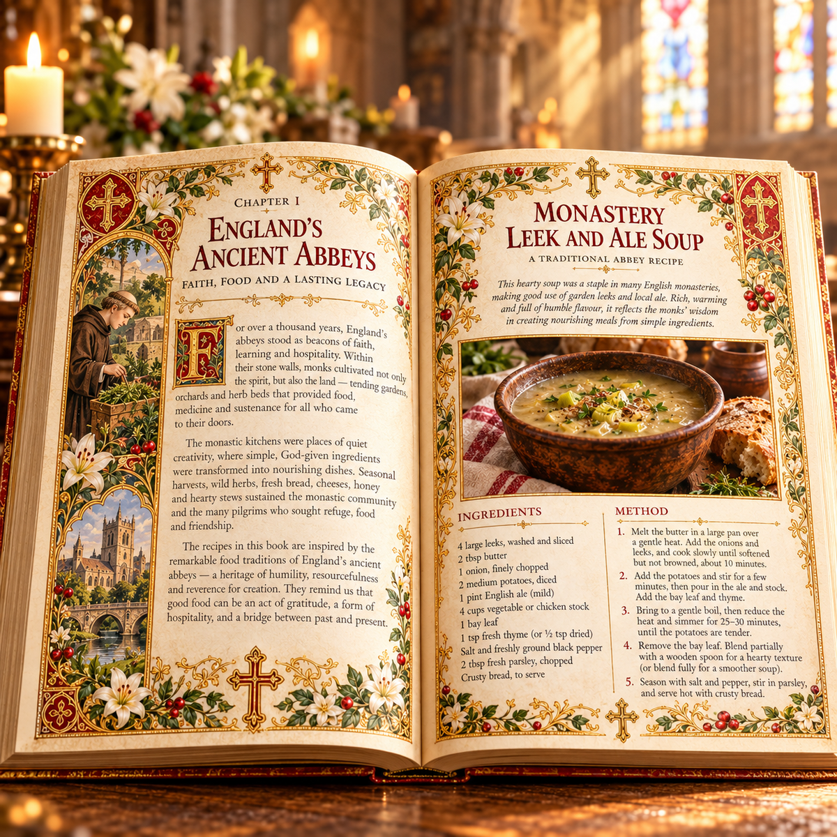 THE FORBIDDEN MONASTERY RECIPES OF ENGLAND